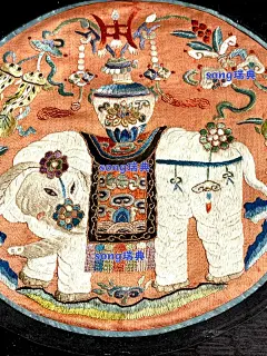 清中期 宫廷 刺绣 太平有象！_4_Song 瑞典_来自小红书网页版