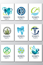 医疗生物行业logo设计模板