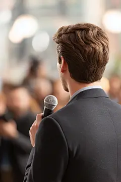 专业记者采访人物摄影