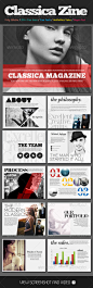 Classica Magazine PowerPoint Template - Creative Powerpoint Templates