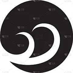 品牌名称,波形,分离着色,白色,创造力,商务,自然,干净,弯曲,设计