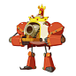 Medieval Brawlers : Our main goal was to create characters for a fictional fighting game with mechs set in medieval times. We were so excited about the outcome we decided to try and model these guys in 3d and see if they would work as toys as well. What d