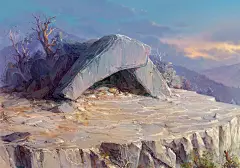 Mountain_cave, Paperblue .net : Mountain_cave