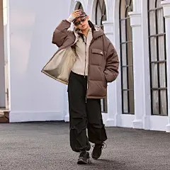 阿迪达斯-JACKET DOWN 拒水防泼双面穿保暖运动休闲570蓬连帽鸭绒羽绒服  adidas 阿迪达斯官方旗舰店