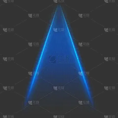 特效系列蓝色激光射线