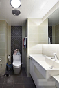 121平方米大户四房二厅现代简约风格房屋卫生间浴室柜灯具装修效果图