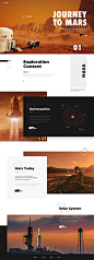 Nasa - Landing Page<br/>by Outcrowd