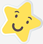 黄色微笑可爱星星高清素材 五角星 儿童节 六一节 可爱星星 装饰图案 黄色星星 免抠png 设计图片 免费下载