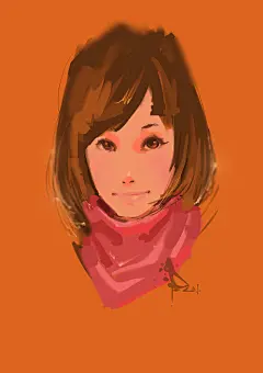 小顿、  的插画 你是我唯一的温暖。