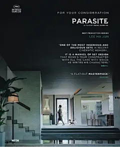 刚不久，第92届#奥斯卡#今天颁出，《寄生虫》获奥斯卡最佳影片，实至名归。各种不同风格的海报设计也美的惊艳（其中图2-3为奥斯卡公关海报）！设计师也有一部分功劳吧 ​​​​
