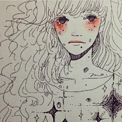 女生简画