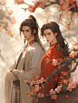 midjourney_brewerbenjamin_Two_handsome_and_handsome_men_in_ancient_Chinese_1fa85d5d-741b-45d2-bd86-6415ee971657_1