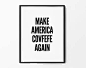 Trump Covfefe , Funny Quotes, Trump Print, Typography Wall Art, Black and White, Inspirational Decor