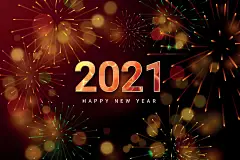 创意2021牛年庆祝新年孟菲斯促销插画海报 AI矢量印刷设计素材 (335)