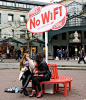 Kit Kat 'No Wi-Fi' Zone: blocks all wireless signals within a radius of 5 meters. "Have a Break"