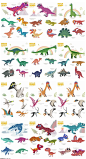 11款卡通恐龙AI素材2020425 - 设计素材 - 比图素材网