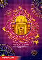 MAJESTIC DIWALI : To develop a press ad and key visual for Sunway Pyramid shopping mall about the celebration of Diwali 2013. For Hindus, Diwali is one of the most important festivals of the year and is celebrated in families by performing traditional act