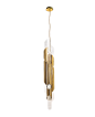 Draycott Pendant | Luxxu | Modern Design and Living : Draycott Tower was the reason to create the Draycott pendant. Its structure has 3 tubes like the original inspiration made in brass and crystal glass.
        Transmitting elegance and purity to every 