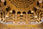 山西晋城定林寺山门的垂莲藻井