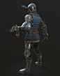 retribution..., Petr Sokolov : Hello! I continue working with one of my favorite settings - medieval. Today I’d like to share my latest personal game model. It was a long term project and i learned a lot from it. Character polycount is about 38K + sword 1