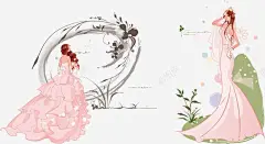 婚礼卡通 结婚 元素 免抠png 设计图片 免费下载 页面网页 平面电商 创意素材