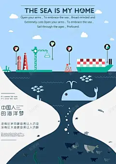 中国人的海洋梦活动宣传海报 免抠png 设计图片 免费下载 页面网页 平面电商 创意素材