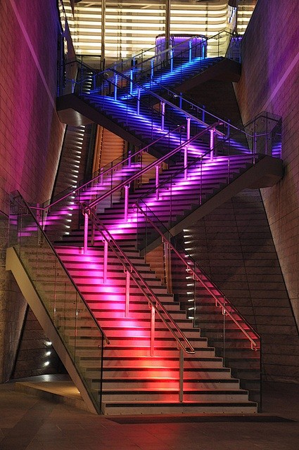 Rainbow stairs - Liv...