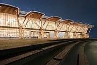 温哥华里士满 奥林匹克椭圆速滑馆 环境艺术--创意图库