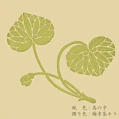二葉葵 賀茂御祖神社 
紋唐紙