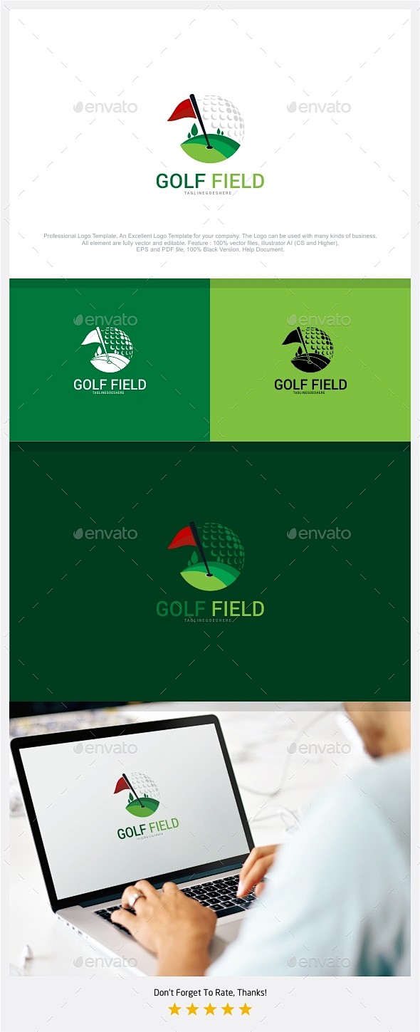 Golf Field Logo - Na...