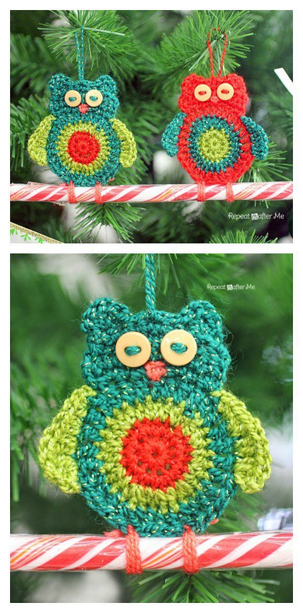 Crochet Owl Candy Ca...