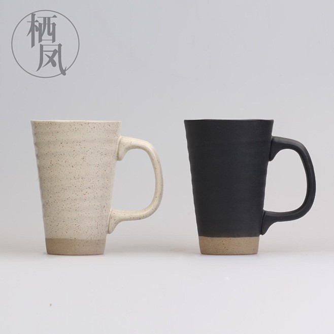 创意陶瓷手工马克杯简约现代星巴克咖啡杯情...