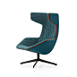 Take a line for a walk by Moroso | Armchairs