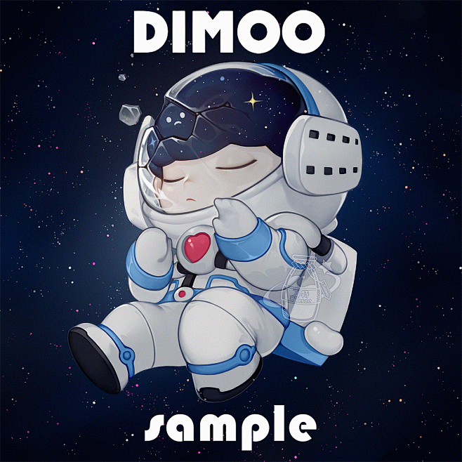 宇航DIMOO手绘