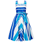 Buy Phase Eight Madeline Stripe Dress, Blue/Multi Online at johnlewis.com