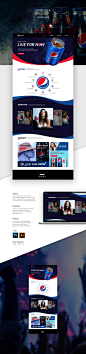 Website redesign project _ pepsi cola