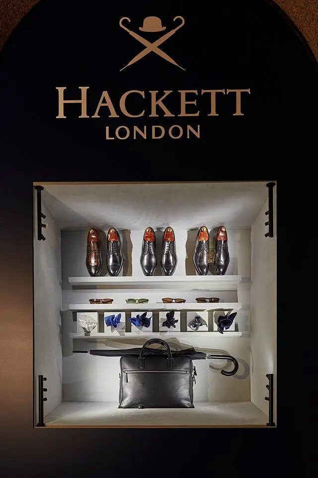 Hackett London - The Jacket windows display by Harlequin Design