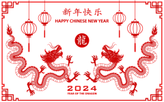 玲玲乌拉采集到龙纹图案/龙年剪纸免扣素材