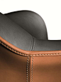 thedesignwalker:  “AIDA leather sofa by Poltrona Frau design Roberto Lazzeroni  ”