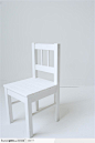 简单生活-简洁的白色椅子
