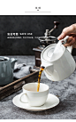 北欧小型红色陶瓷家用咖啡壶创意简约美式下午茶红茶壶带滤网定制-淘宝网