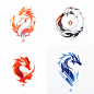 donri2023_Logo_design_A_very_minimalist_line_dragon_Metal_three_10ffed51-6022-48e5-bedf-492d691b32a6