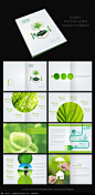 简约大气清新生态环保科技企业画册CDR素材下载_企业画册|宣传画册设计图片