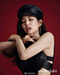 #jennie solo#JENNIE &《MarieClaire》韩版封面，这位“人间香奈儿”的烈焰红唇，有点迷人！ ​​​​