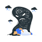 抑郁症插画