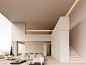 Luxuriously Minimalist Interior With Chic Limestone Accents