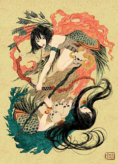 喔喔喔小朋友采集到水彩插画