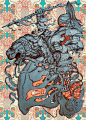 台湾艺术家James Jean的惊艳插画作品-2014年(原图尺寸：740x1031px)