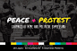 “爱与和平”主题Logo模板+插画标志素材Peace-and-Protest-Graphics #1243207-设计元素-@美工云(meigongyun.com)