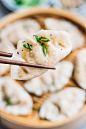 vegetable steamed dumplings  Use filling recipe to create a dumpling BOWL to serve with noodles